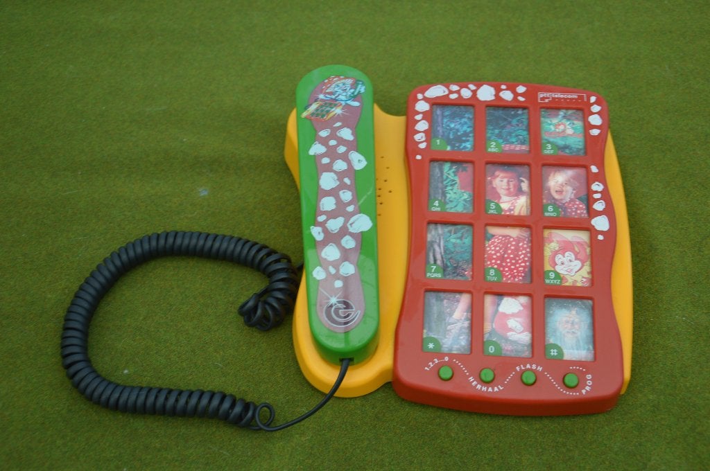 Vintage Efteling telefoon/ paddelfoon uit 1997 PTT uitgebrac, Verzamelen, Ophalen of Verzenden, Gebruikt, Gebruiksvoorwerp