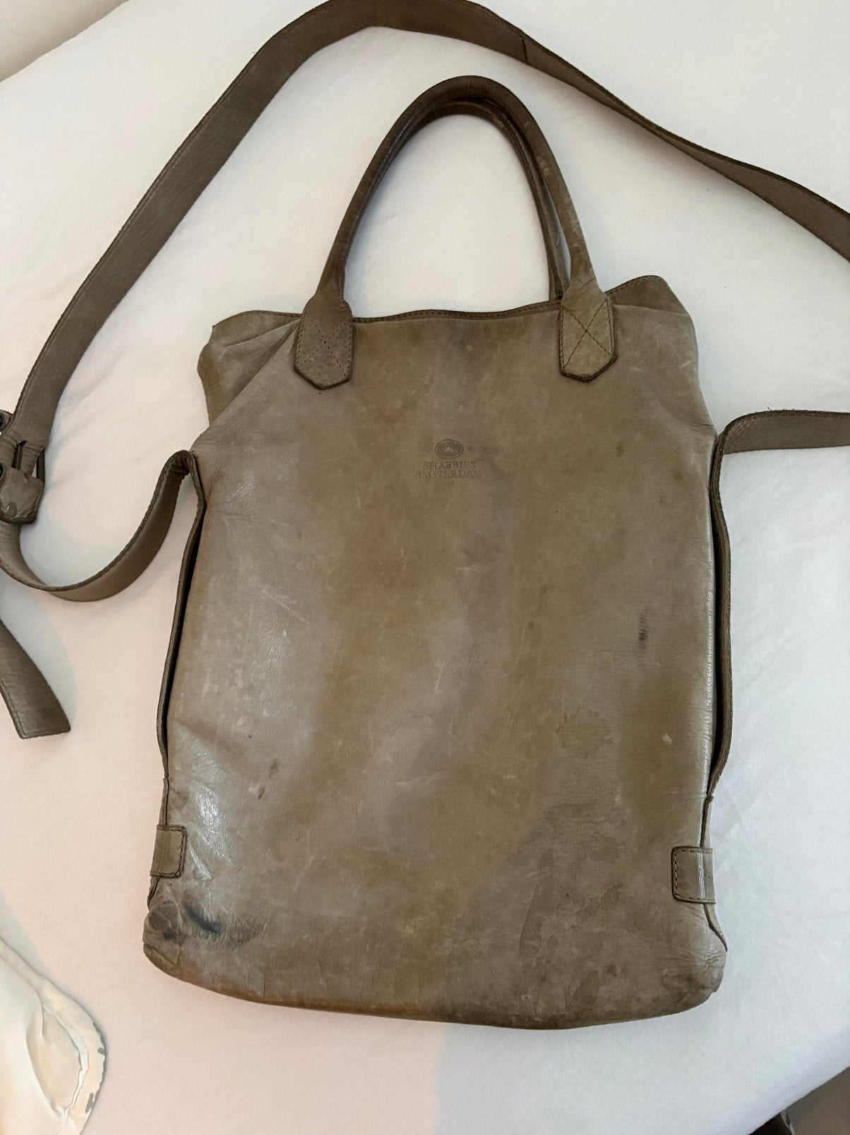 Shabbies Ansterdam tas, Ophalen of Verzenden, Gebruikt, Bruin, Overige typen