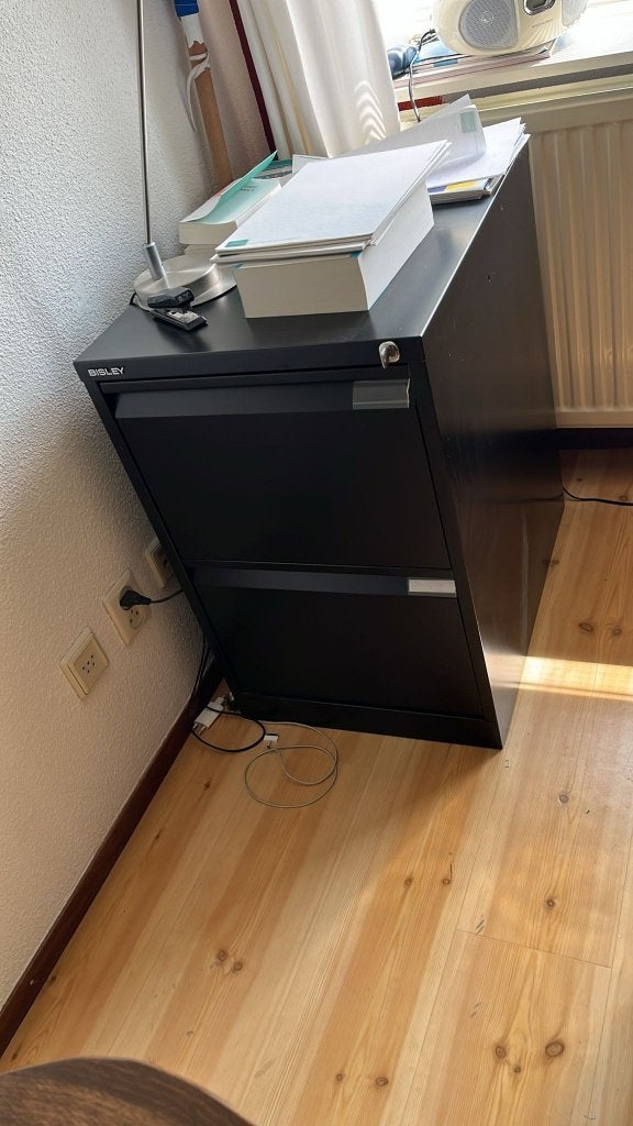 te koop 2x Bisley dossierkast, Ophalen, 50 tot 100 cm, Zo goed als nieuw, Minder dan 100 cm