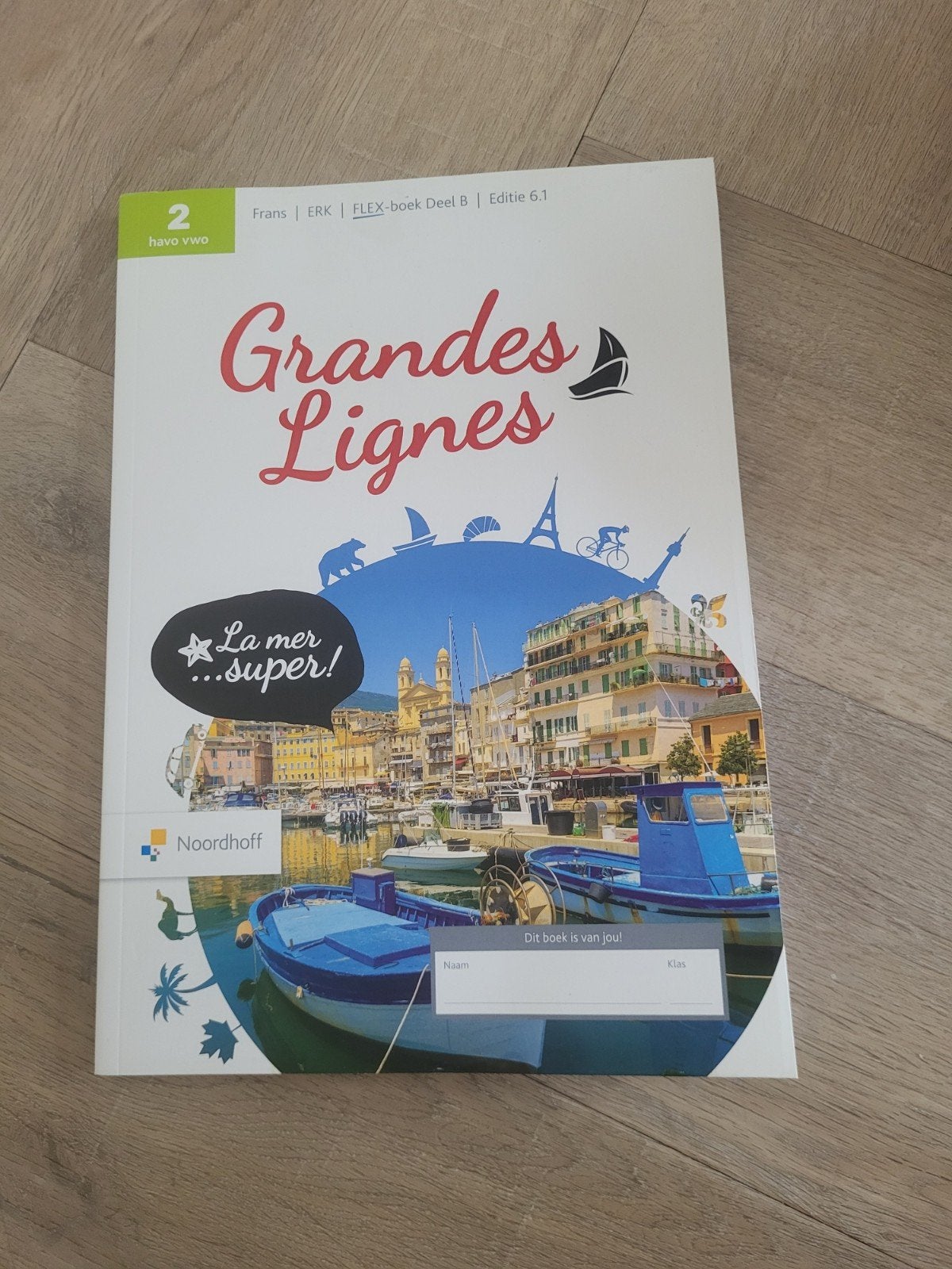 Ongebruikt Frans schoolboek Grandes Lignes deel B havo vwo, Boeken, Noordhoff, Nieuw, Ophalen of Verzenden, Alpha