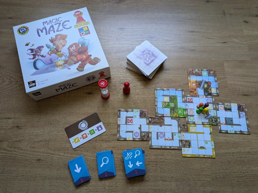 Magic Maze Bordspel – Zo Goed Als Nieuw, Een of twee spelers, Ophalen, Zo goed als nieuw, Sit Down!