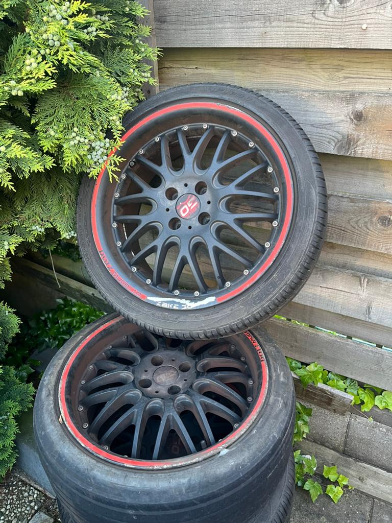 Mini Cooper velgen met banden (2x goed), Ophalen, Gebruikt, Banden en Velgen, 17 inch
