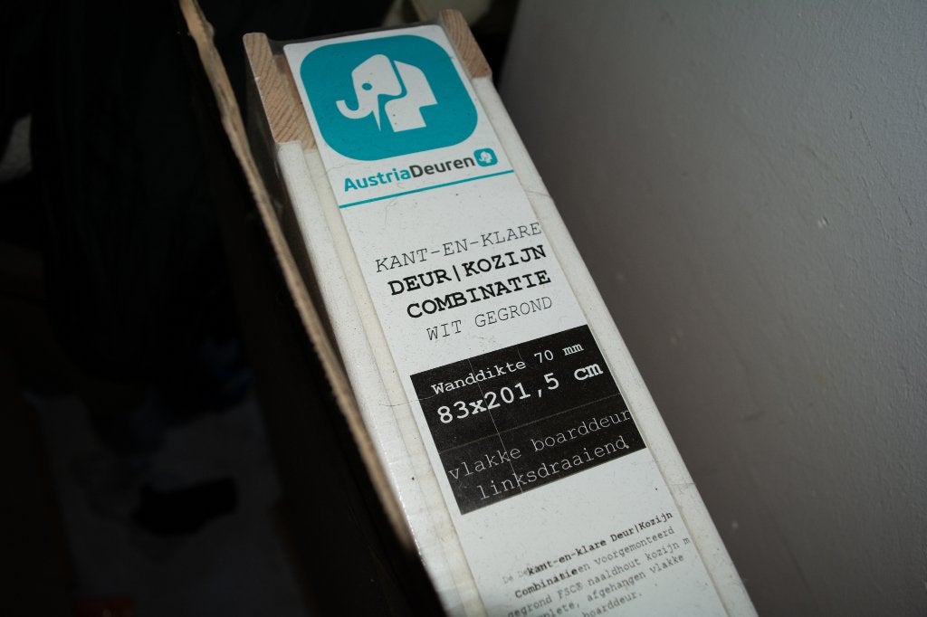 Deur met kozijn nieuw, Ophalen, 80 tot 100 cm, Binnendeur, Nieuw