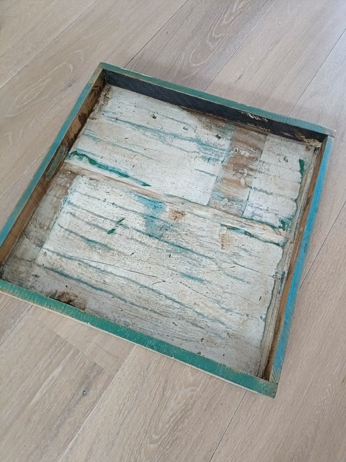 Steigerhout dienblad 50x50 cm, Ophalen of Verzenden, Vierkant, Hout