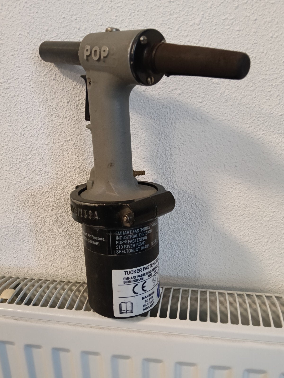 POP Blindklinknageltang - Pneumatisch, Doe-het-zelf en Verbouw, Gereedschap | Handgereedschap, Ophalen of Verzenden, Gebruikt