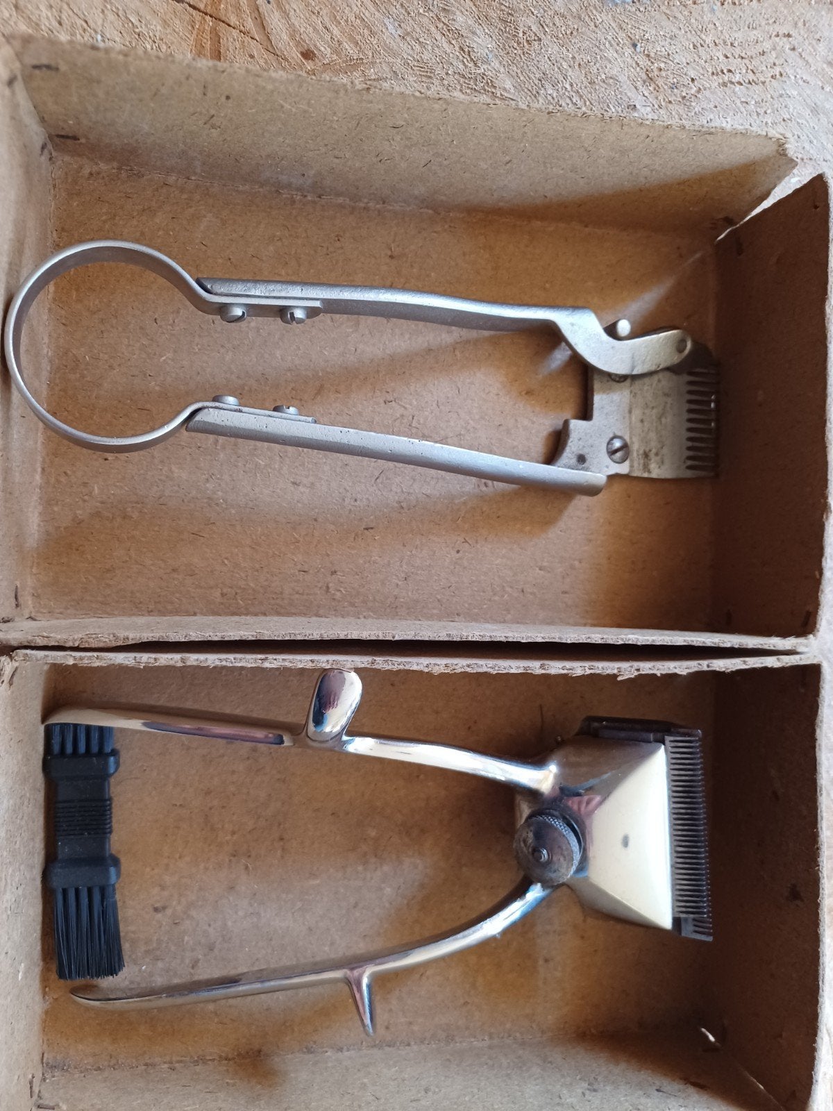Vintage ARCO handmatige tondeuse in originele doos, Antiek en Kunst, Ophalen of Verzenden