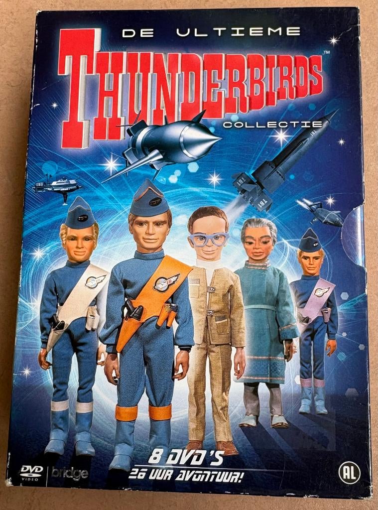 'De ultieme Thunderbirds Collectie' (8 discs, 32 afl.), Alle leeftijden, Ophalen of Verzenden, Zo goed als nieuw, Science Fiction en Fantasy