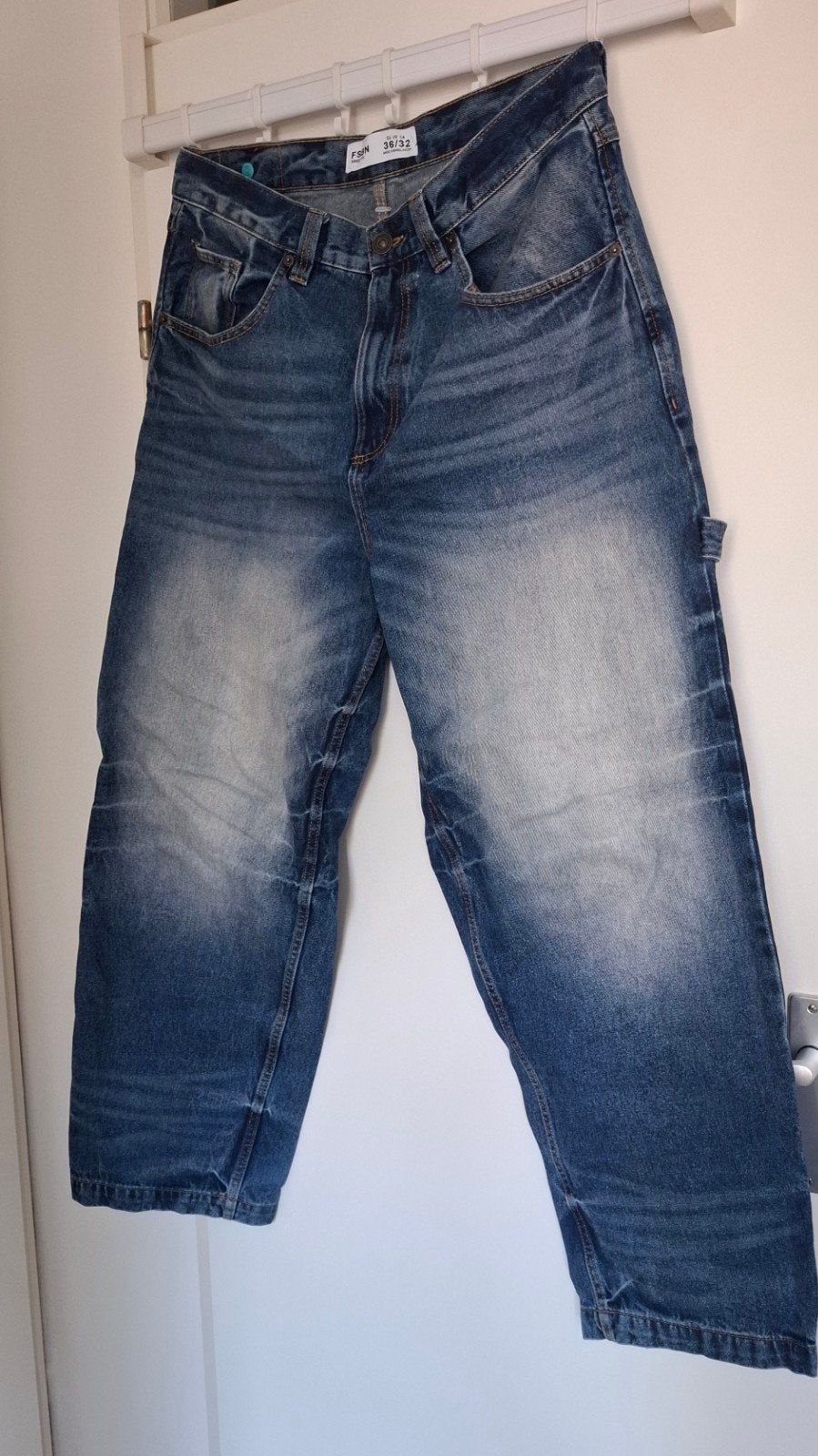 FSBN Baggy Fit Jeans - Maat 36/32, W36 - W38 (confectie 52/54), Blauw, Ophalen of Verzenden, FSBN