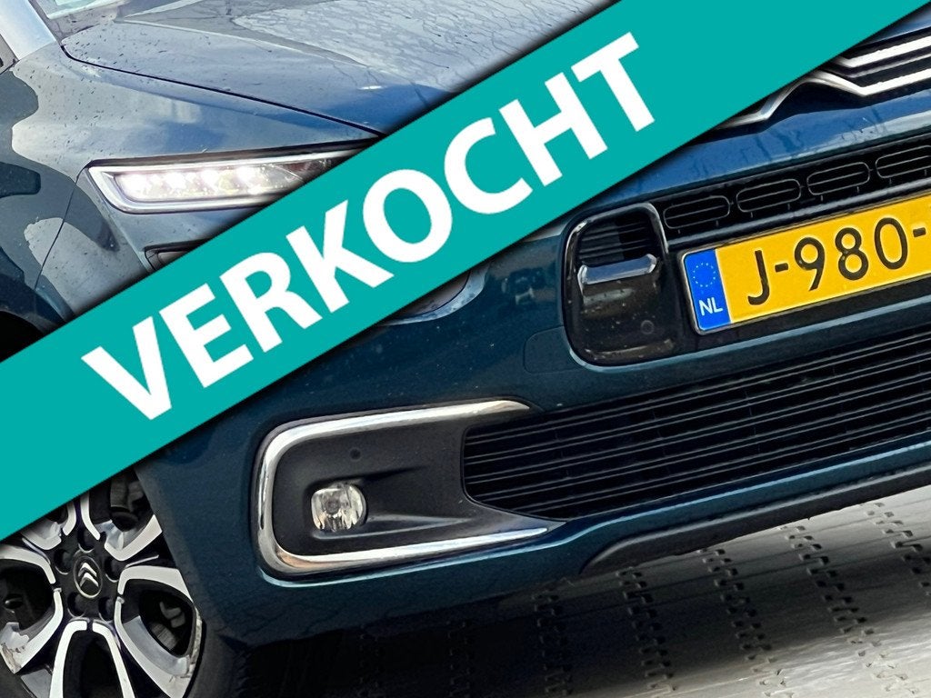 Citroen Grand C4 SpaceTourer 1.2 PureTech Shine Automaat - A, Auto's, Citroën, Stof, Gebruikt, 1199 cc, 7 stoelen