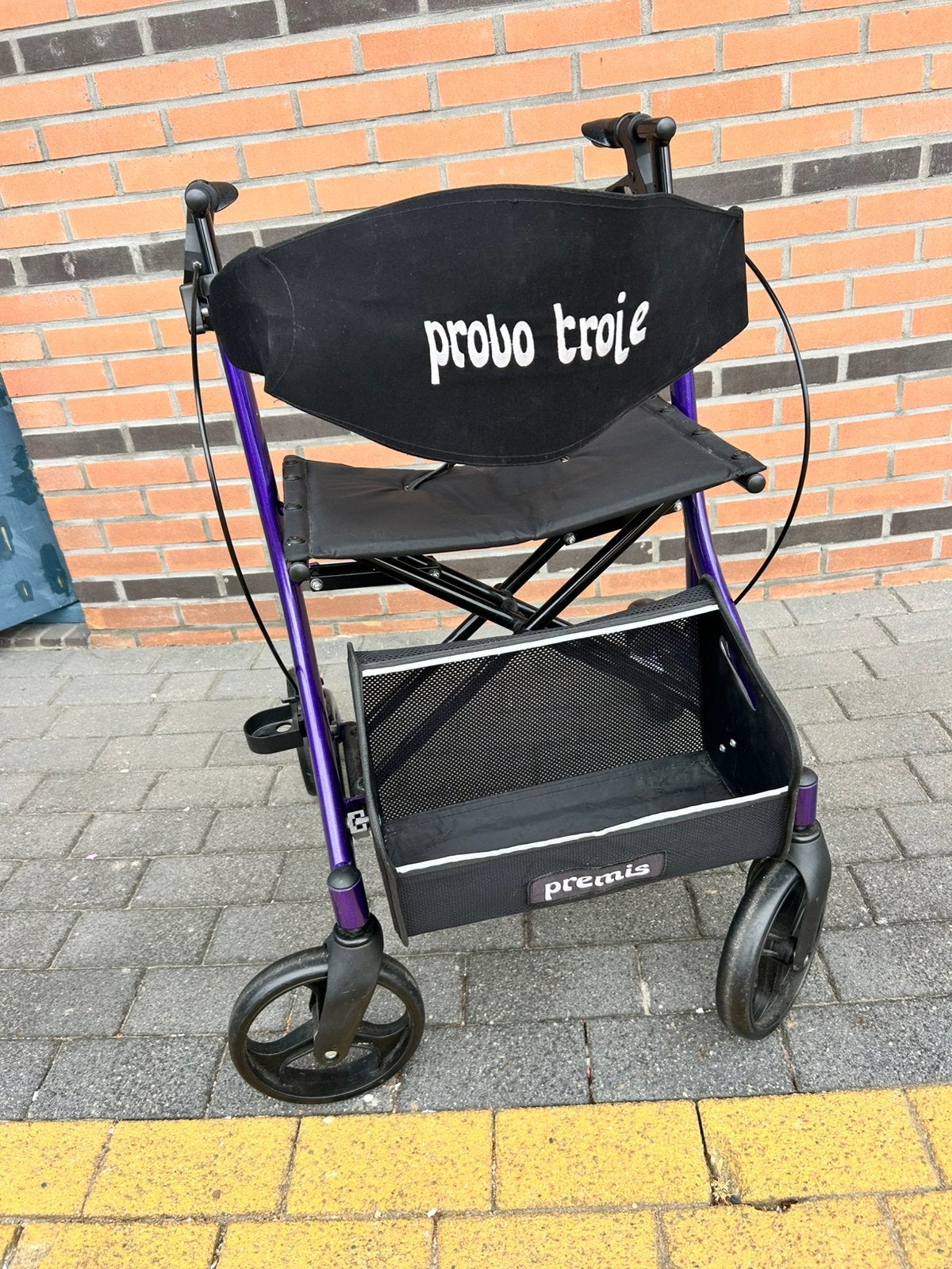 Inklapbare rollator, Ophalen, Zo goed als nieuw
