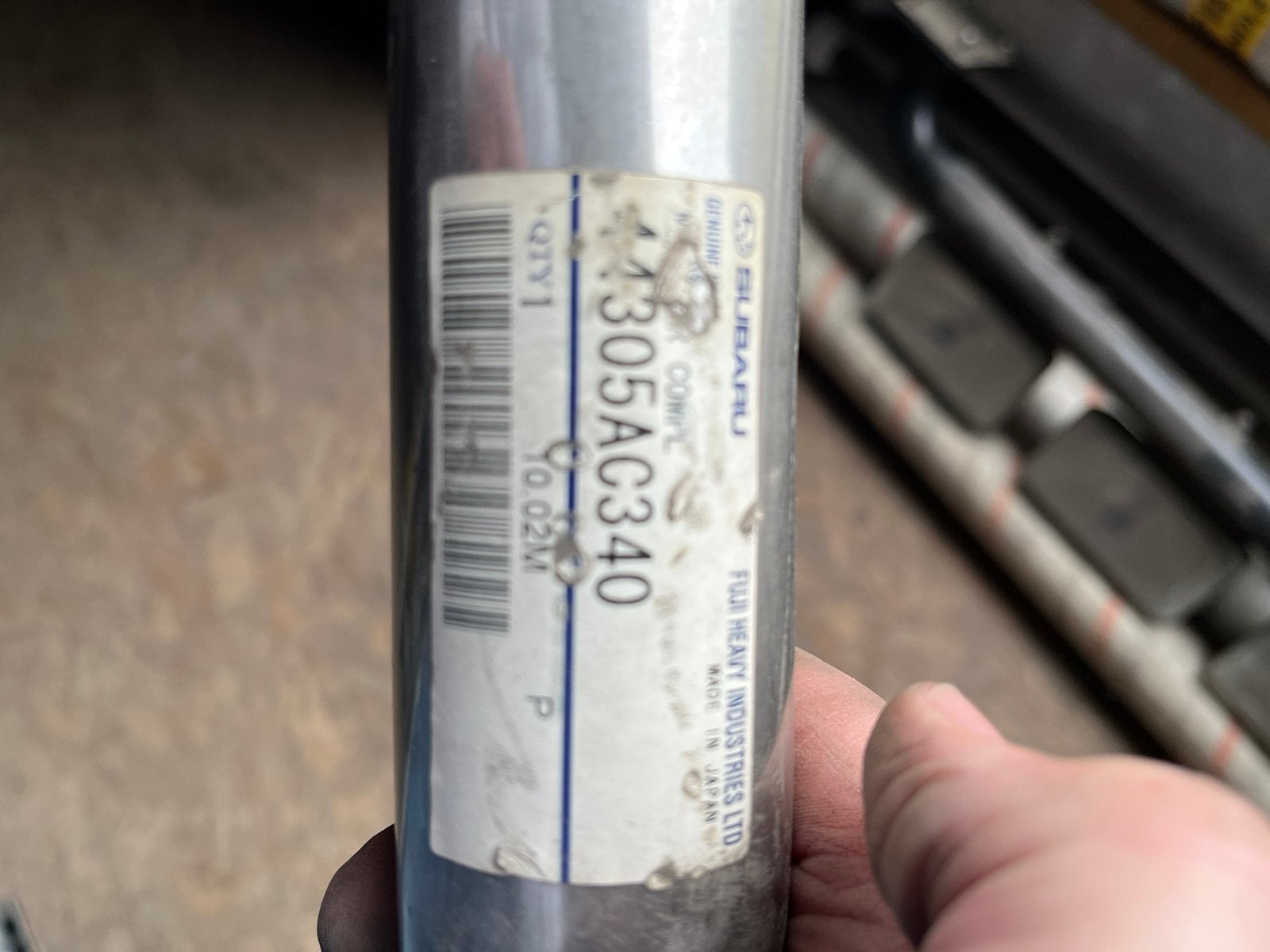 Achterdemper subaru lecacy 44305-AC340, Auto-onderdelen, Ophalen, Nieuw, Subaru