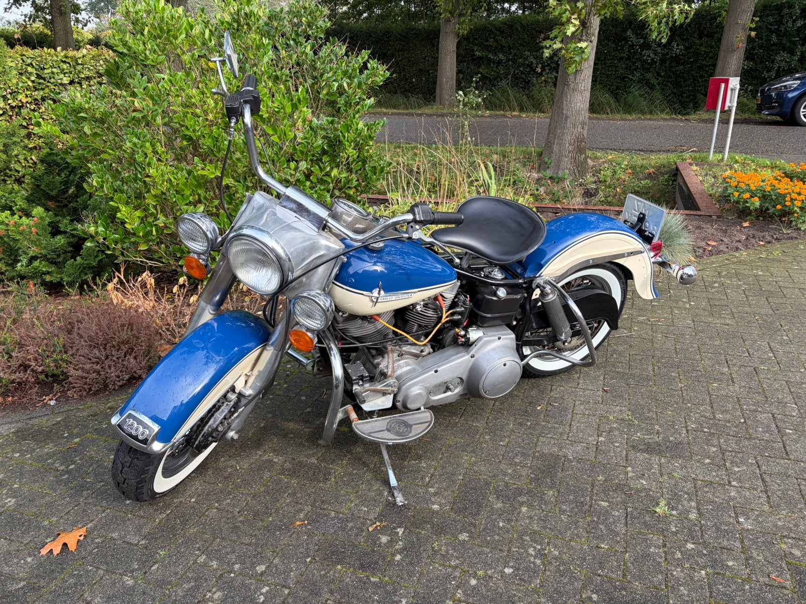 Fl1200 electraglide bouwjaar 1973 matching numbers., Motoren, 2 cilinders, Gebruikt, Particulier, Meer dan 35 kW