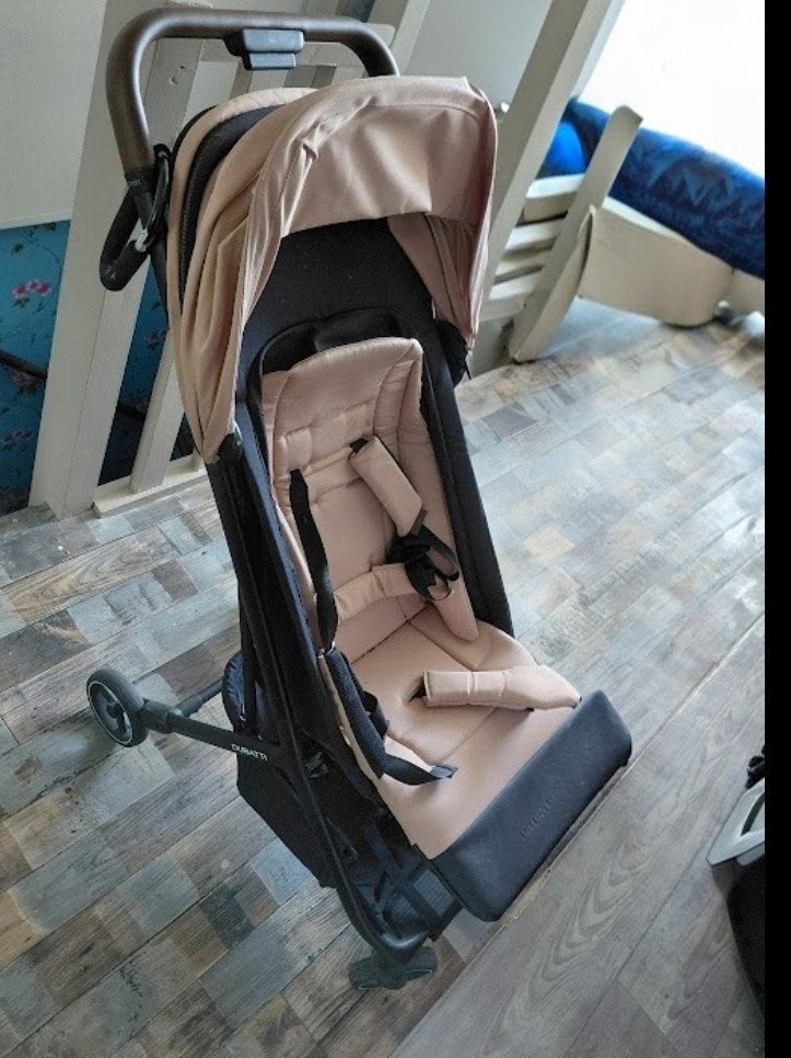 Dubatti Smart Buggy – Pink / Black – Luxe en Compact!, Ophalen, Gebruikt, Zonnekap