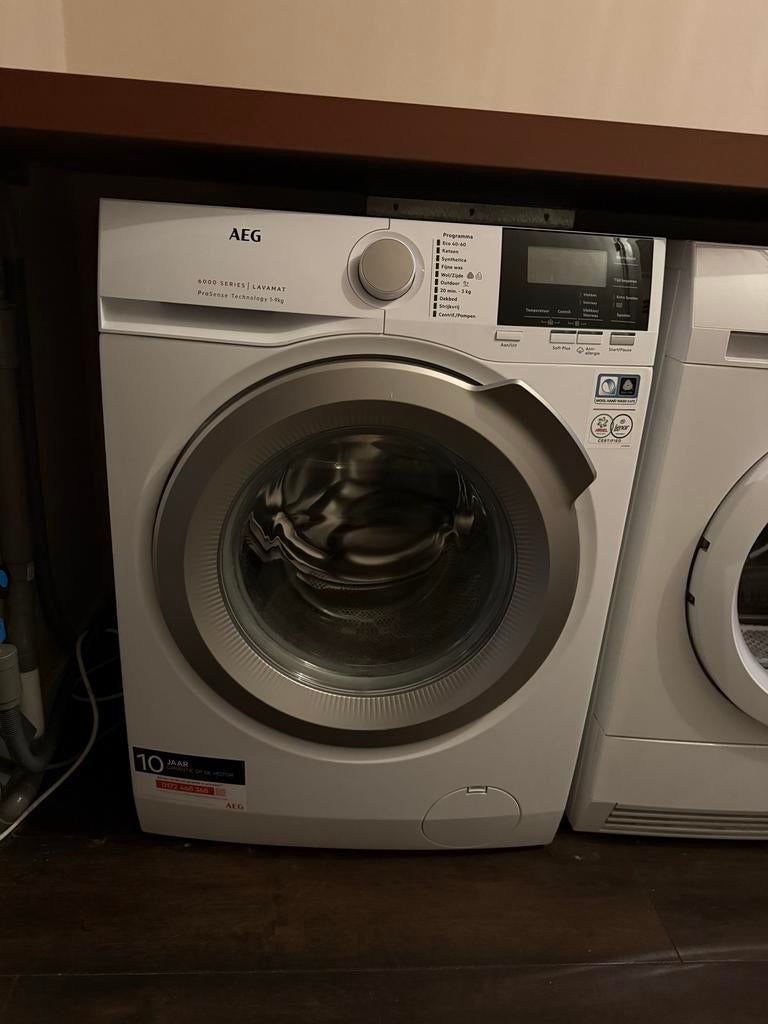 AEG Lavamat 6000 Series Wasmachine - 9kg ProSense, Witgoed en Apparatuur, Wasmachines, Ophalen, 1200 tot 1600 toeren, Gebruikt