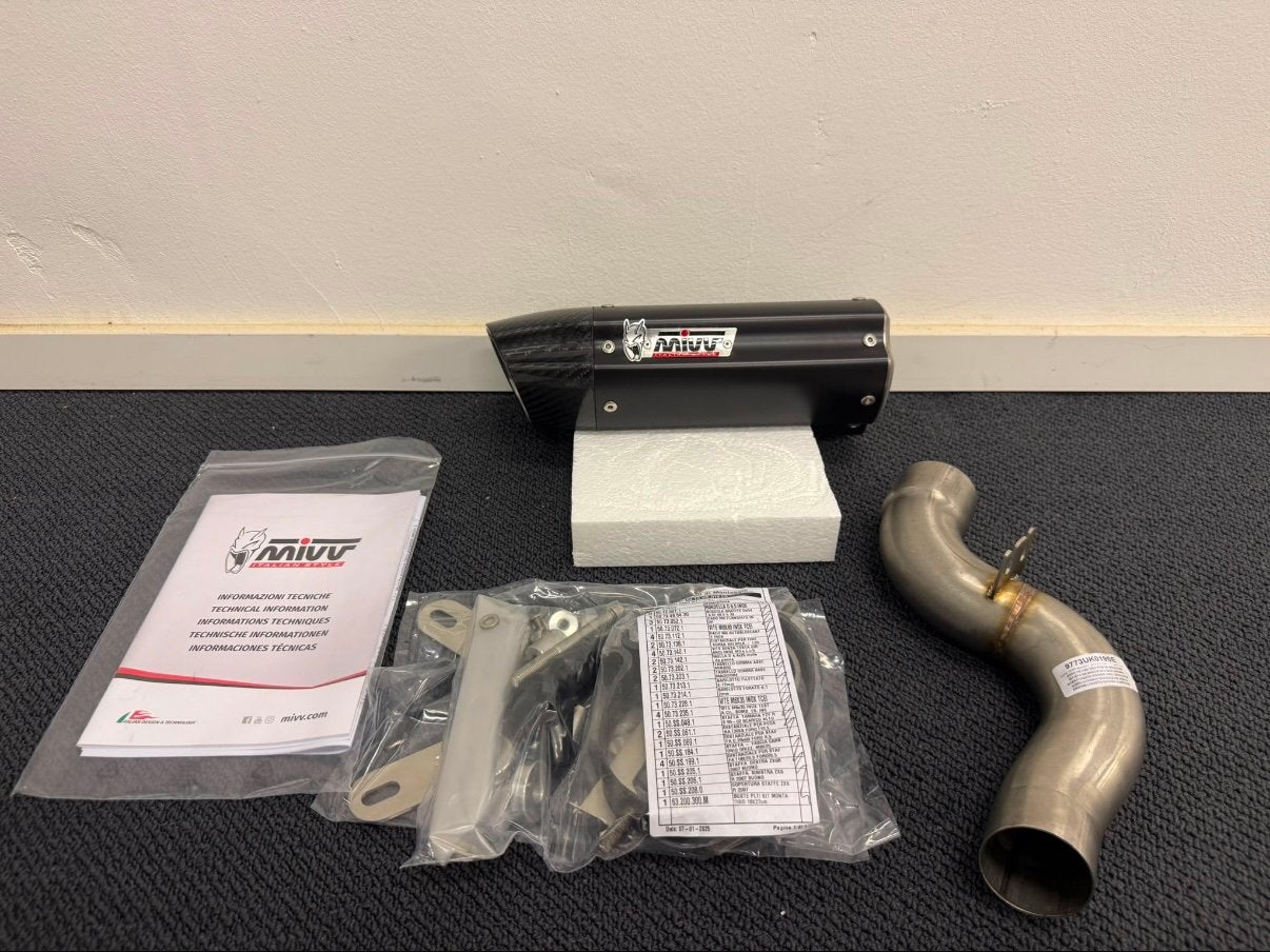 kawazaki ZX6R Uitlaat MIVV SUONO NERO NEW, Ophalen of Verzenden