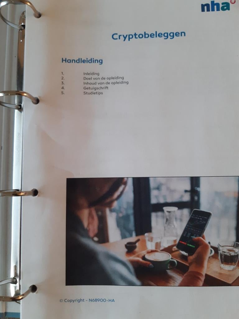 NHA Cursus Cryptobeleggen - Handleiding, NHA, Ophalen of Verzenden, Zo goed als nieuw, Gamma