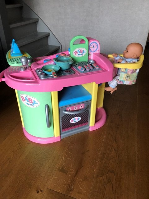 Baby born speelkeuken, Ophalen, Gebruikt, Kunststof