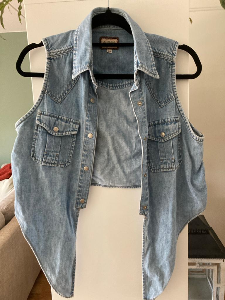 Stoer spijkergilet van Somebody - Maat 38, Kleding | Dames, Ophalen of Verzenden, Zo goed als nieuw