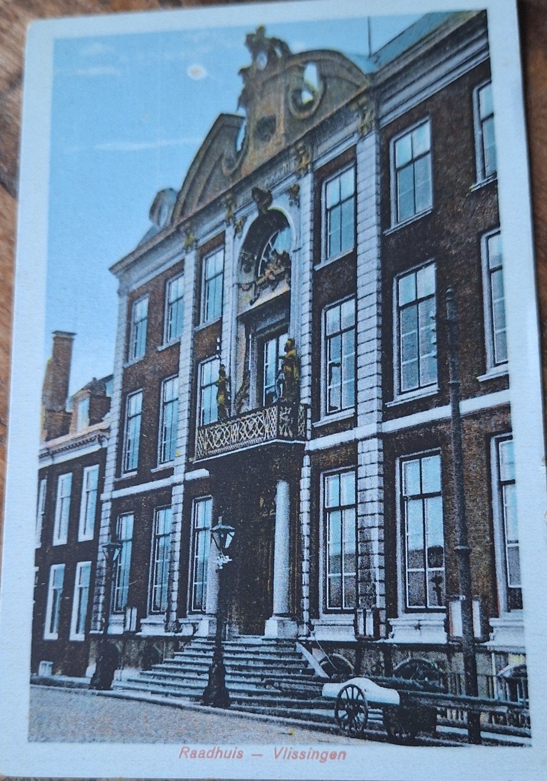 Oude ansichtkaart Raadhuis Vlissingen, Ophalen of Verzenden, Voor 1920, Gelopen, Zeeland