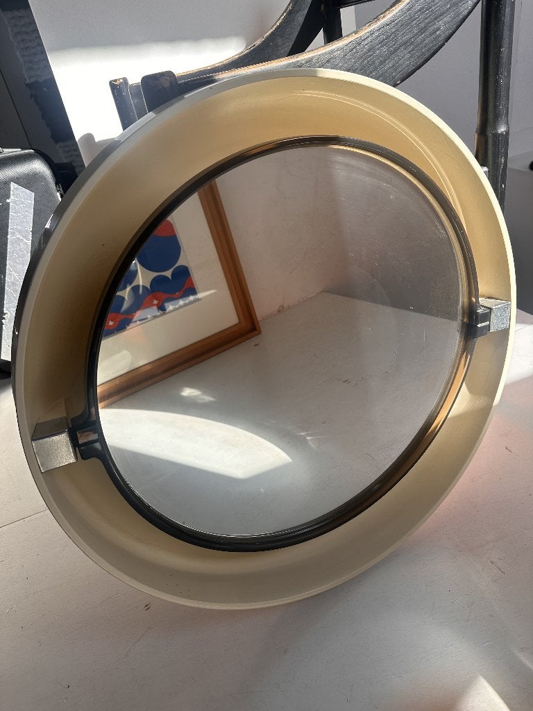Vintage Allibert wandspiegel A41 – jaren 70, Ophalen, Minder dan 50 cm, Gebruikt, Minder dan 100 cm