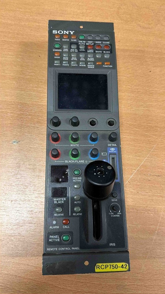 Sony RCP-750 Afstandsbedieningspaneel voor Camera, Ophalen of Verzenden, Gebruikt