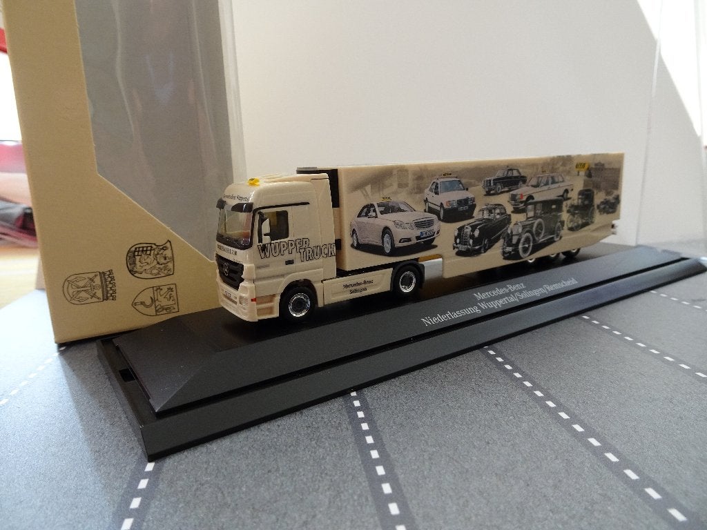 33 herpa mercedes actros taxi model 1:87 truck trein limited, Ophalen of Verzenden, Nieuw, Bus of Vrachtwagen, Herpa