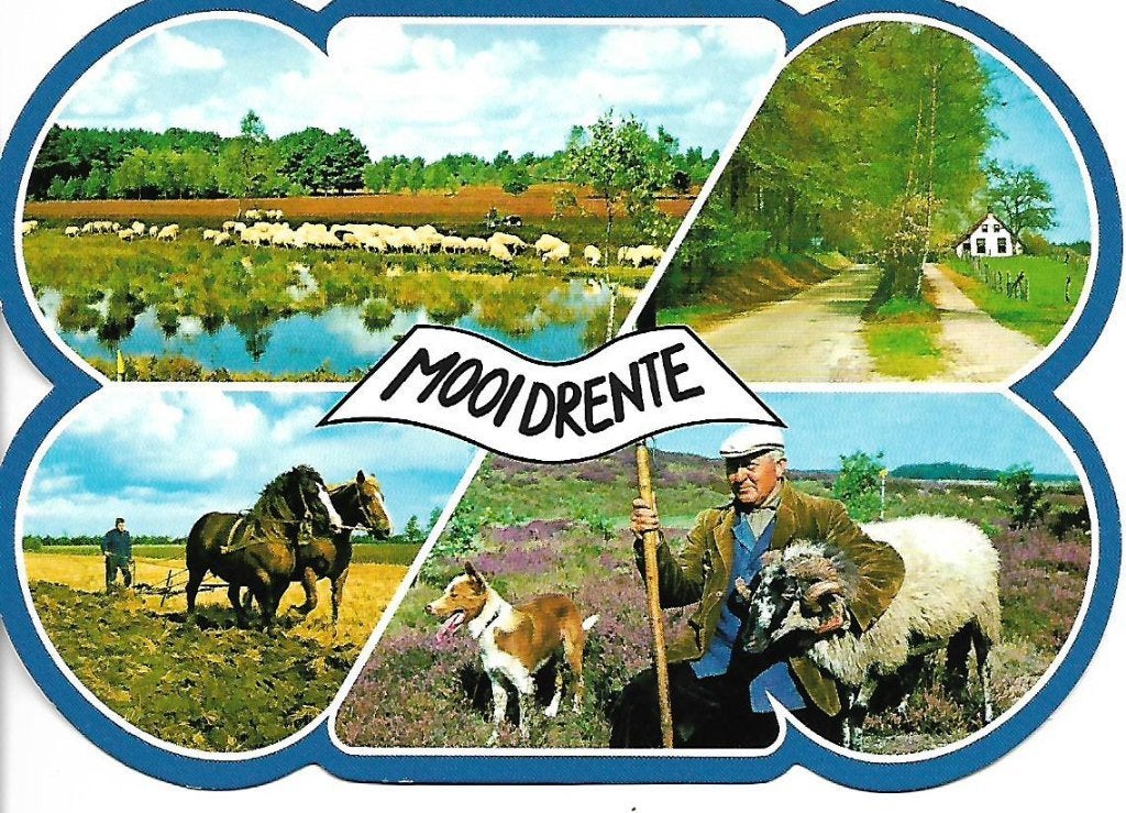 Drenthe--4-luik., Ophalen of Verzenden, 1960 tot 1980, Gelopen, Drenthe