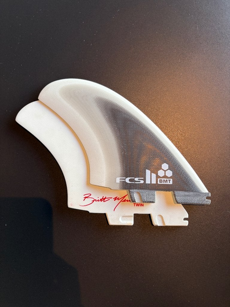 FCS II BRITT MERRICK PERFORMANCE GLASS TWIN FINS vinnen, Ophalen of Verzenden, Nieuw, Overige typen