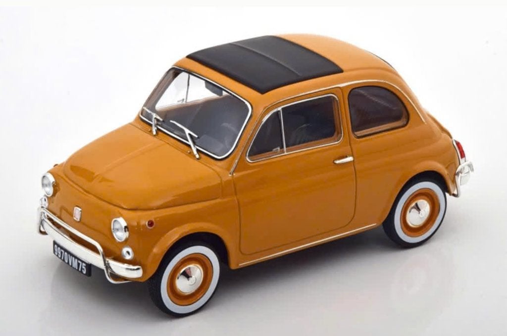 Fiat 500 L 1969 Positano GEEL schaal 1/18 NOREV ref: 187775, Verzenden, Nieuw, Auto, Norev