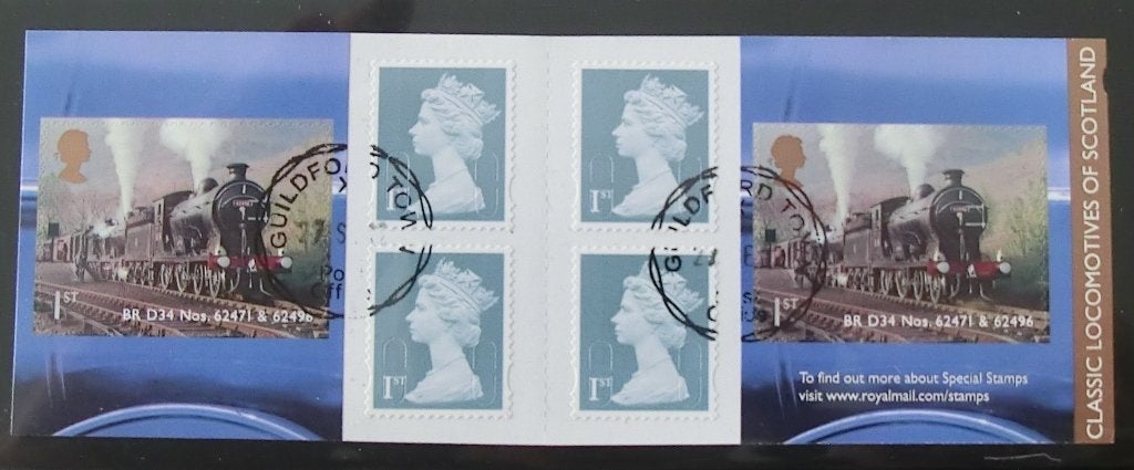 postzegelboekje Engeland, PM 34, gest, Ophalen of Verzenden, Gestempeld