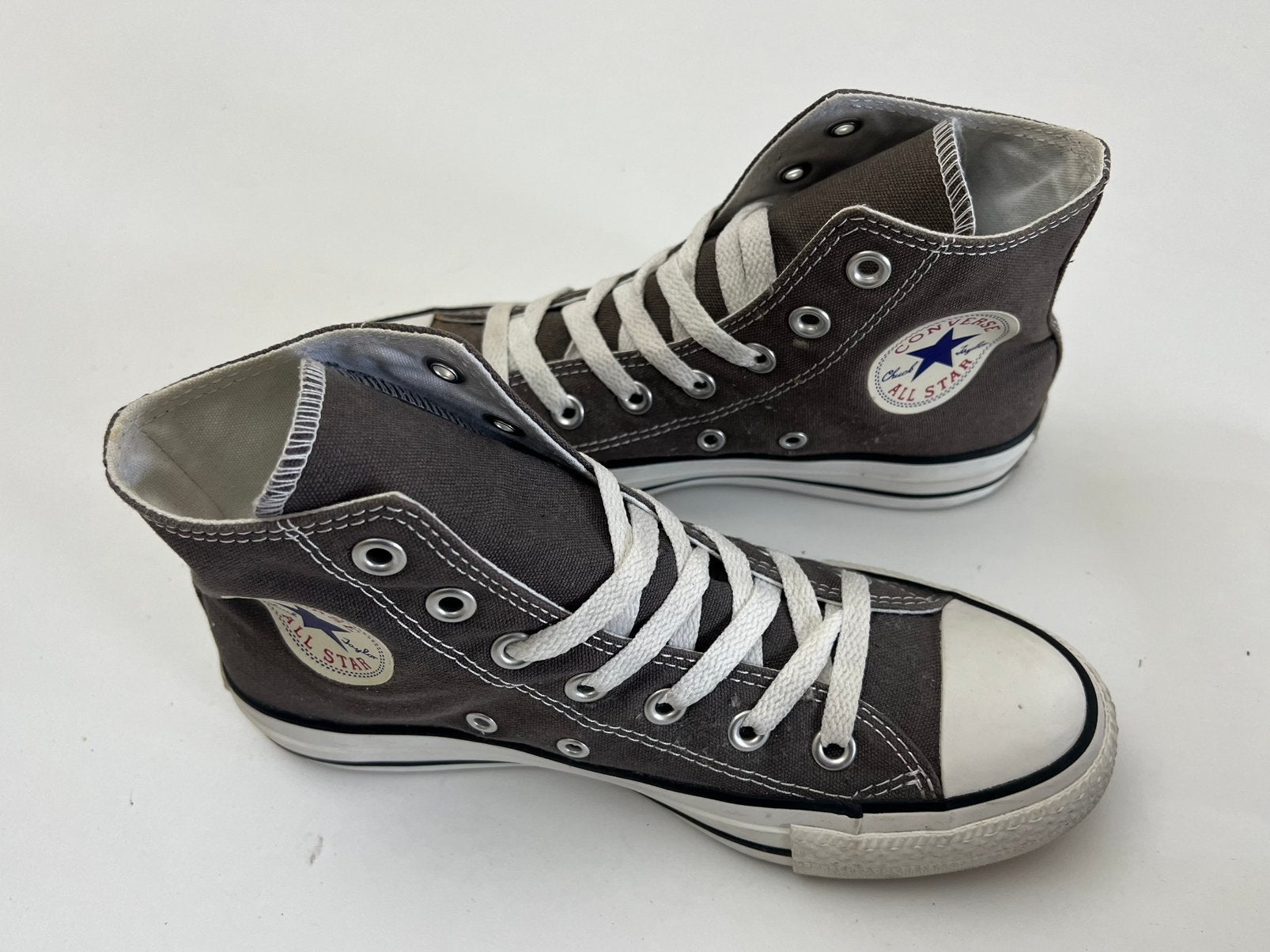 Converse All Star High - Donkergrijs/Charcoal - Maat 37, Ophalen of Verzenden, Zo goed als nieuw, Grijs, Sneakers of Gympen