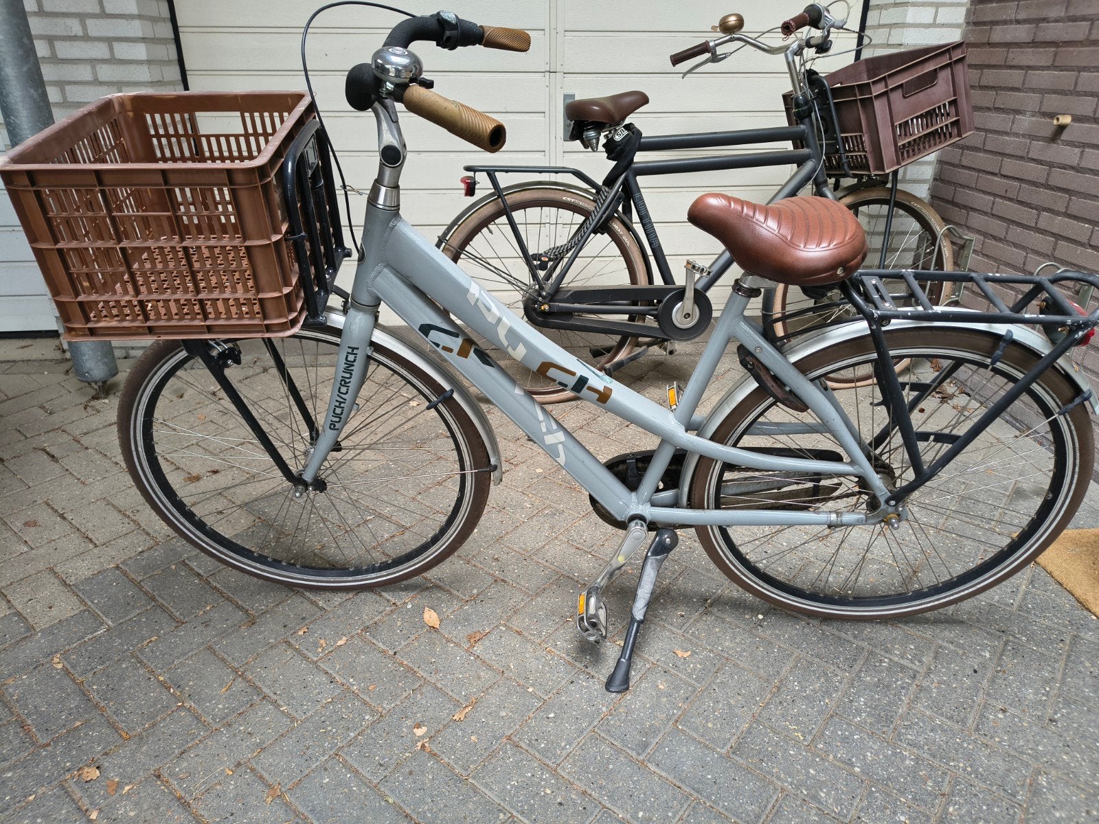 Puch Crunch damesfiets meidenfiets, Terugtraprem, Gebruikt, 47 tot 50 cm, Versnellingen