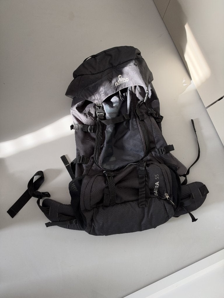 Nomad Batura 55L Backpack / Rugzak, 30 cm of meer, Gebruikt, Blauw, Ophalen of Verzenden