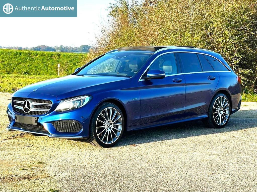 Mercedes C-klasse Estate 350 e Premium Plus Hybride, Auto's, Automaat, Achterwielaandrijving, Gebruikt, Zwart