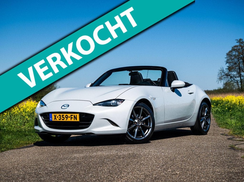 Mazda MX-5 MX5 1.5 SkyActiv-G 131PK TS+ Navigatie Cruise Air, Gebruikt, 4 cilinders, Bedrijf, Handgeschakeld