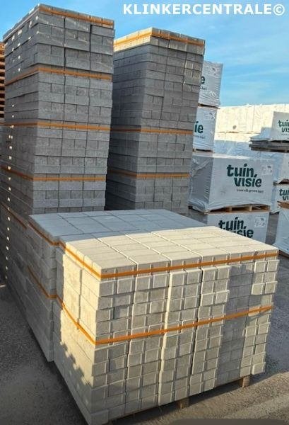 128m2 grijs betonklinkers 21x10,5x7cm B-KEUS straatstenen bk, Tuin en Terras, Tegels en Klinkers, Verzenden, Enter@tuinvisie.nl