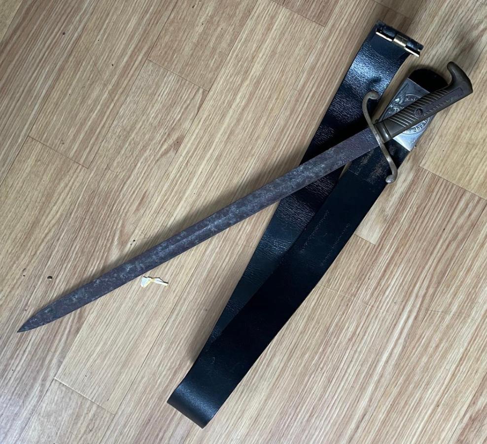 Duitse(Pruisische) M 1871 bajonet, Ophalen, Overige soorten, Duitsland, Mes of Dolk
