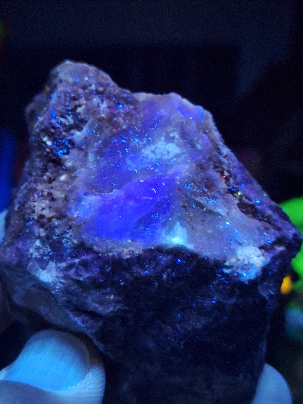 HYDROZINKIET IERLAND! (=UV), Ophalen of Verzenden, Mineraal
