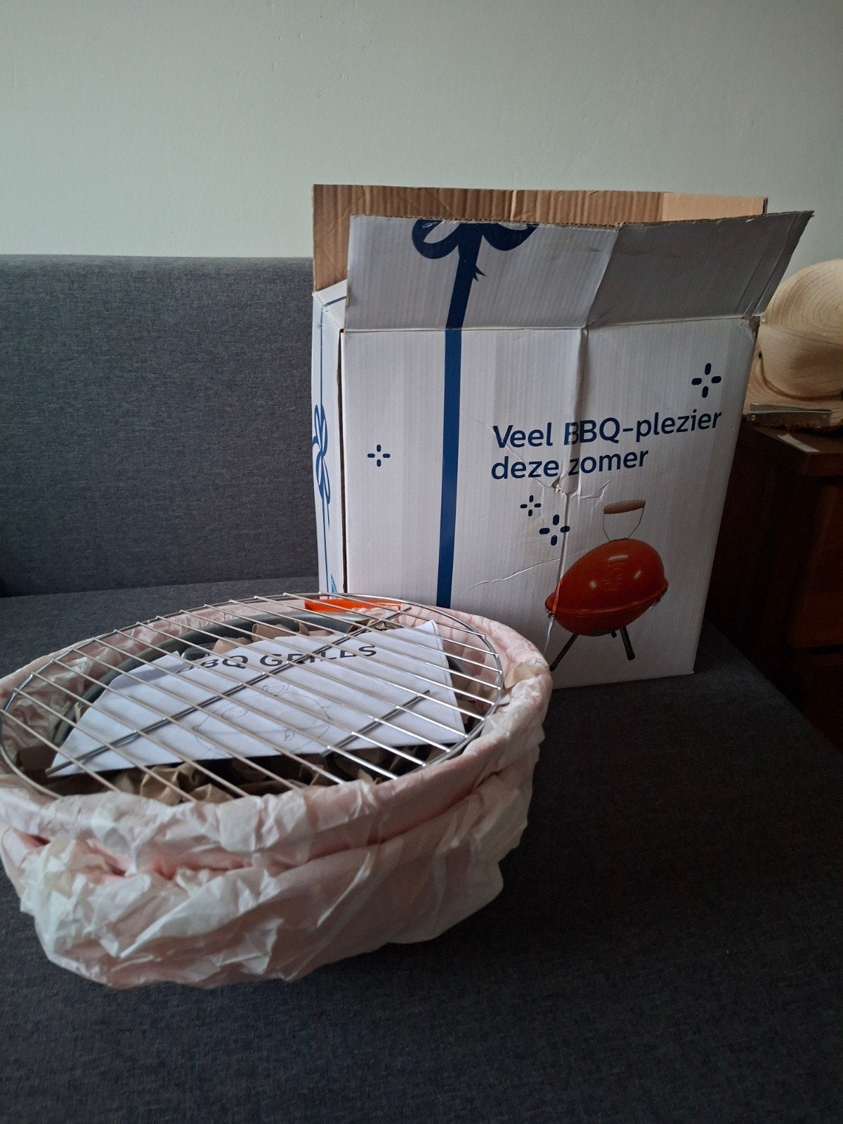 Nieuwe mini BBQ grill in doos, Ophalen, Nieuw, Onbekend