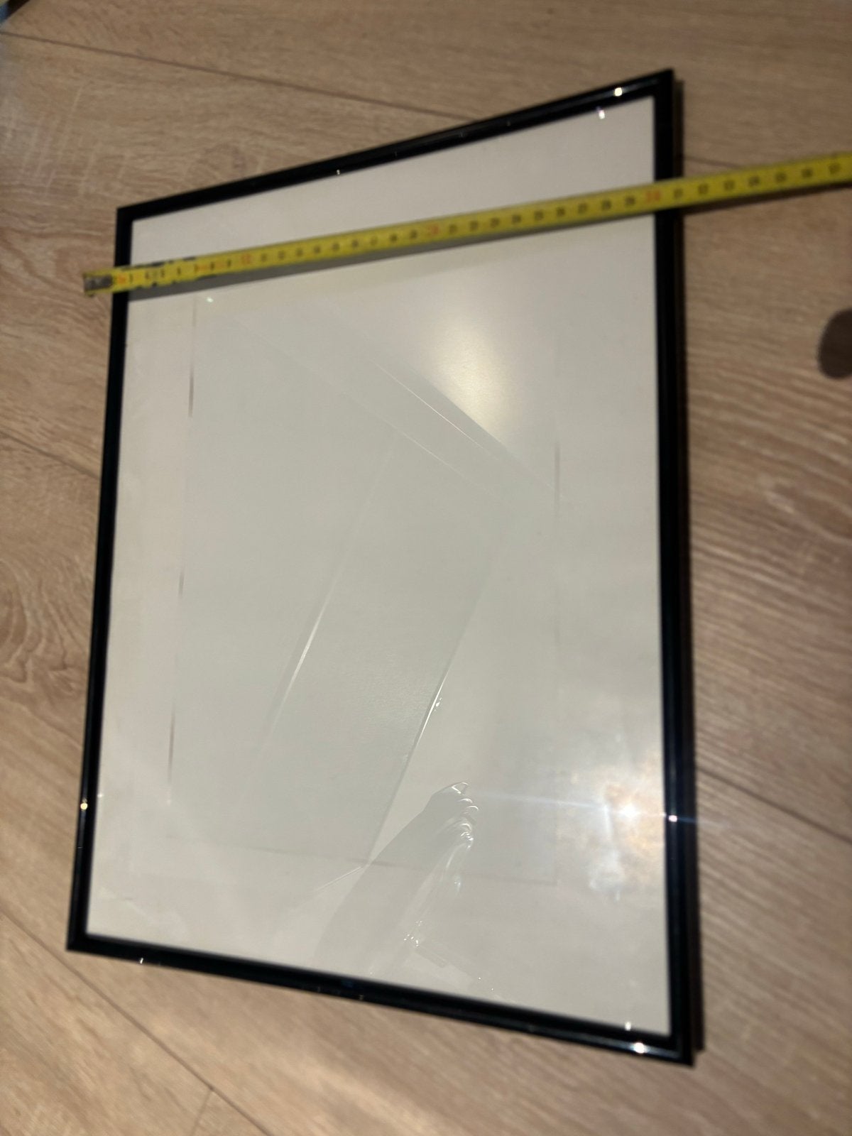 Zwarte fotolijst 30 x 40 cm, Nieuw, Standaard fotolijst, Ophalen of Verzenden, Zwart