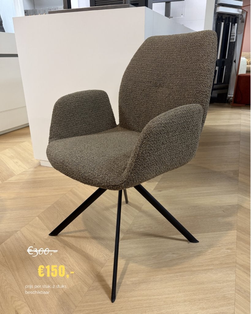 Groene eetkamerstoelen 2 stuks, Huis en Inrichting, Stoelen, Ophalen, Twee, Overige kleuren, Nieuw
