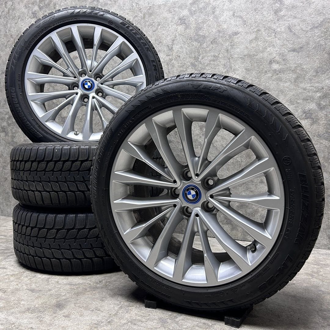 18 inch originele velgen + winterbanden BMW 5 serie 632, 18 inch, -, -, Banden en Velgen