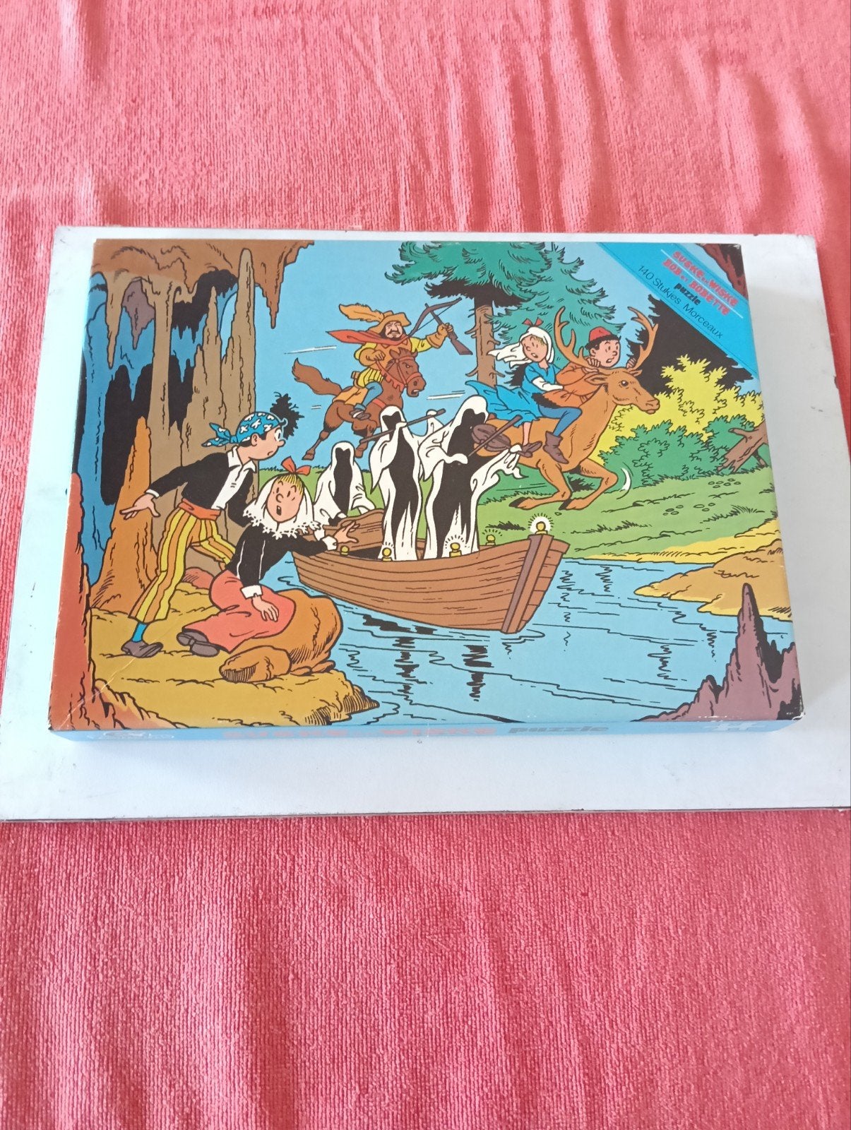 Puzzel Suske en Wiske Compleet (De lollige lakens), Ophalen of Verzenden, Suske en Wiske, Zo goed als nieuw, Boek of Spel