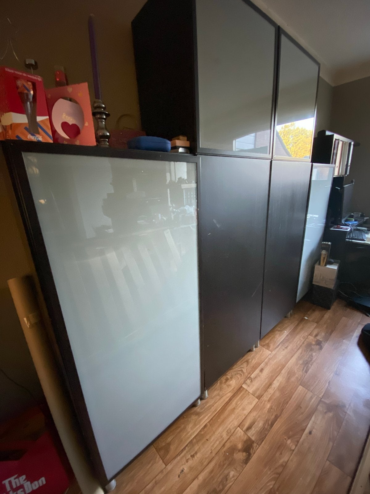 IKEA BESTÅ kasten met deuren en planken, Ophalen, Gebruikt