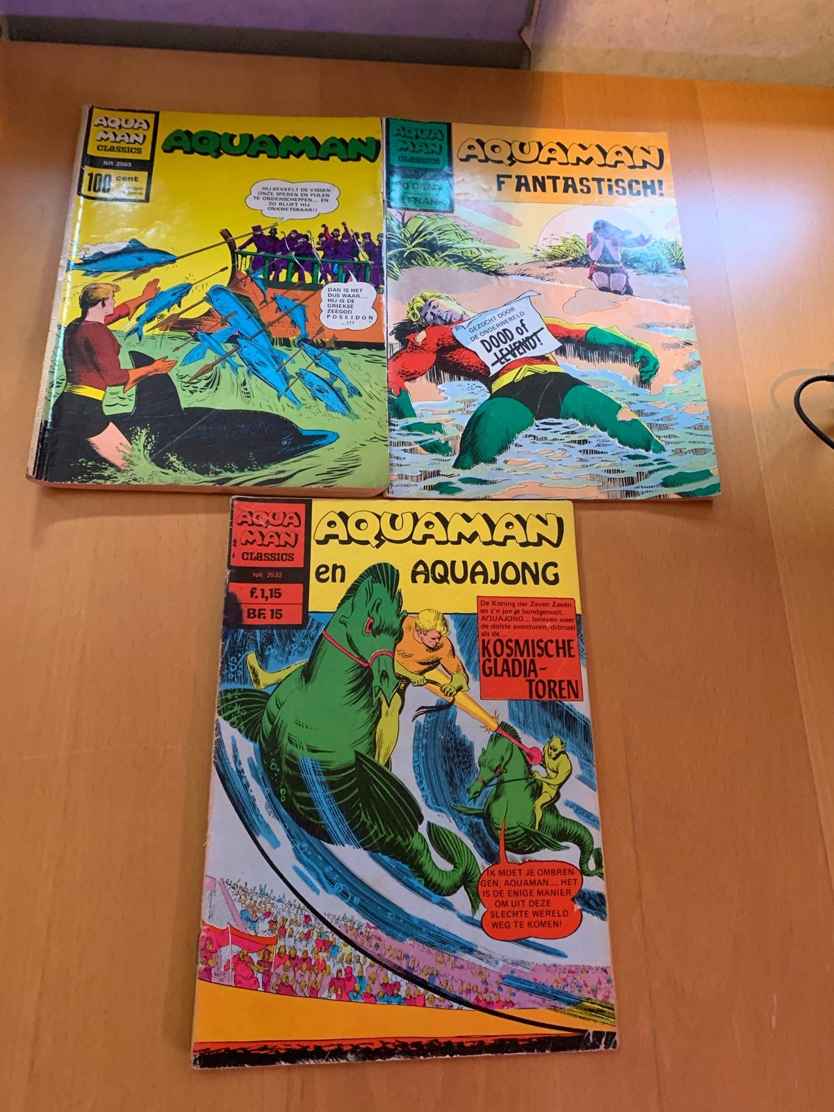 Aquaman Classics Stripboeken - 3 Stuks, Boeken, Meerdere stripboeken, Ophalen of Verzenden, Gelezen