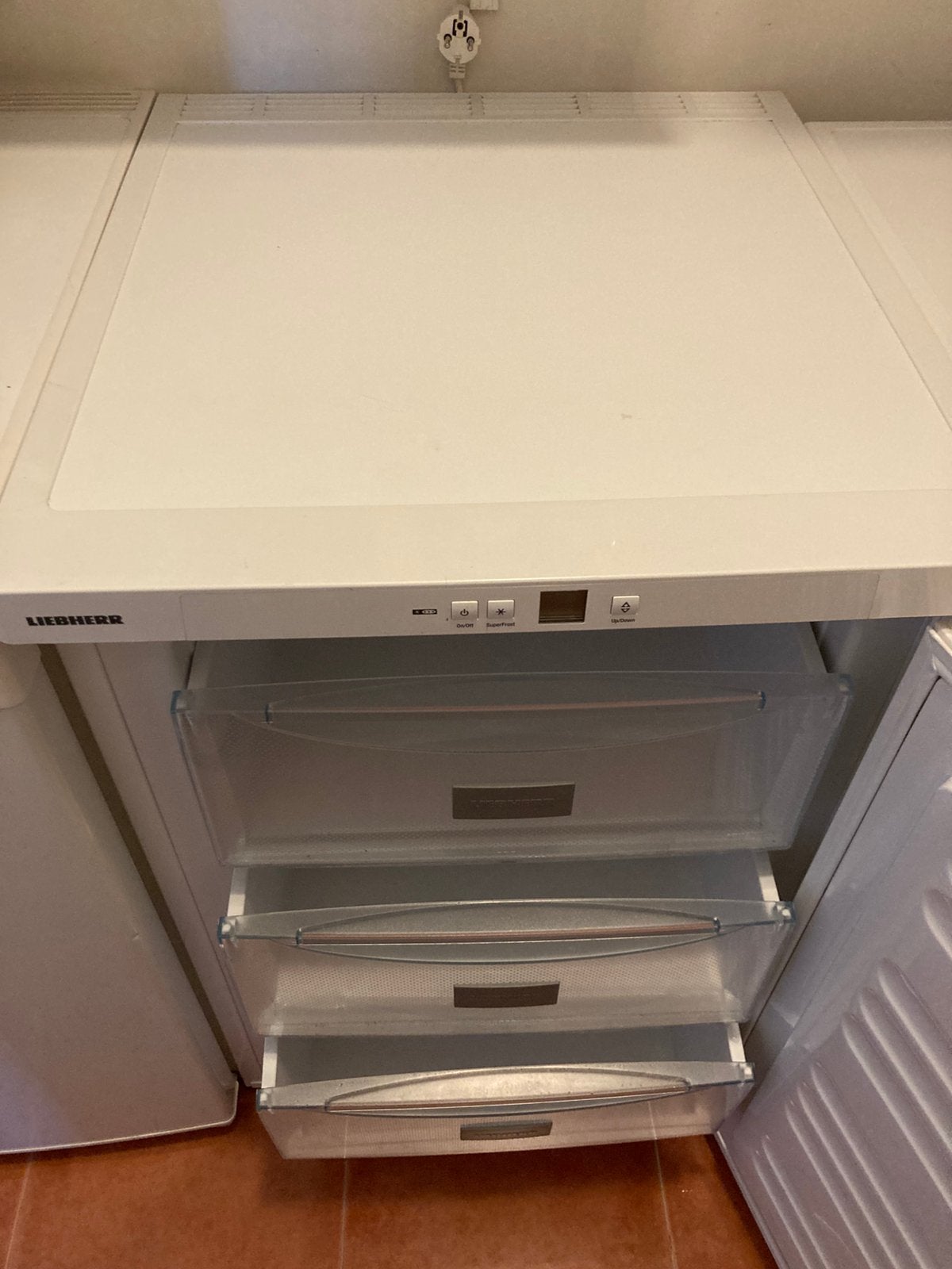Liebherr Tafelmodel Vrieskast 3 laden, Witgoed en Apparatuur, Vriezers en Diepvrieskisten, Ophalen, Zo goed als nieuw, Minder dan 60 cm