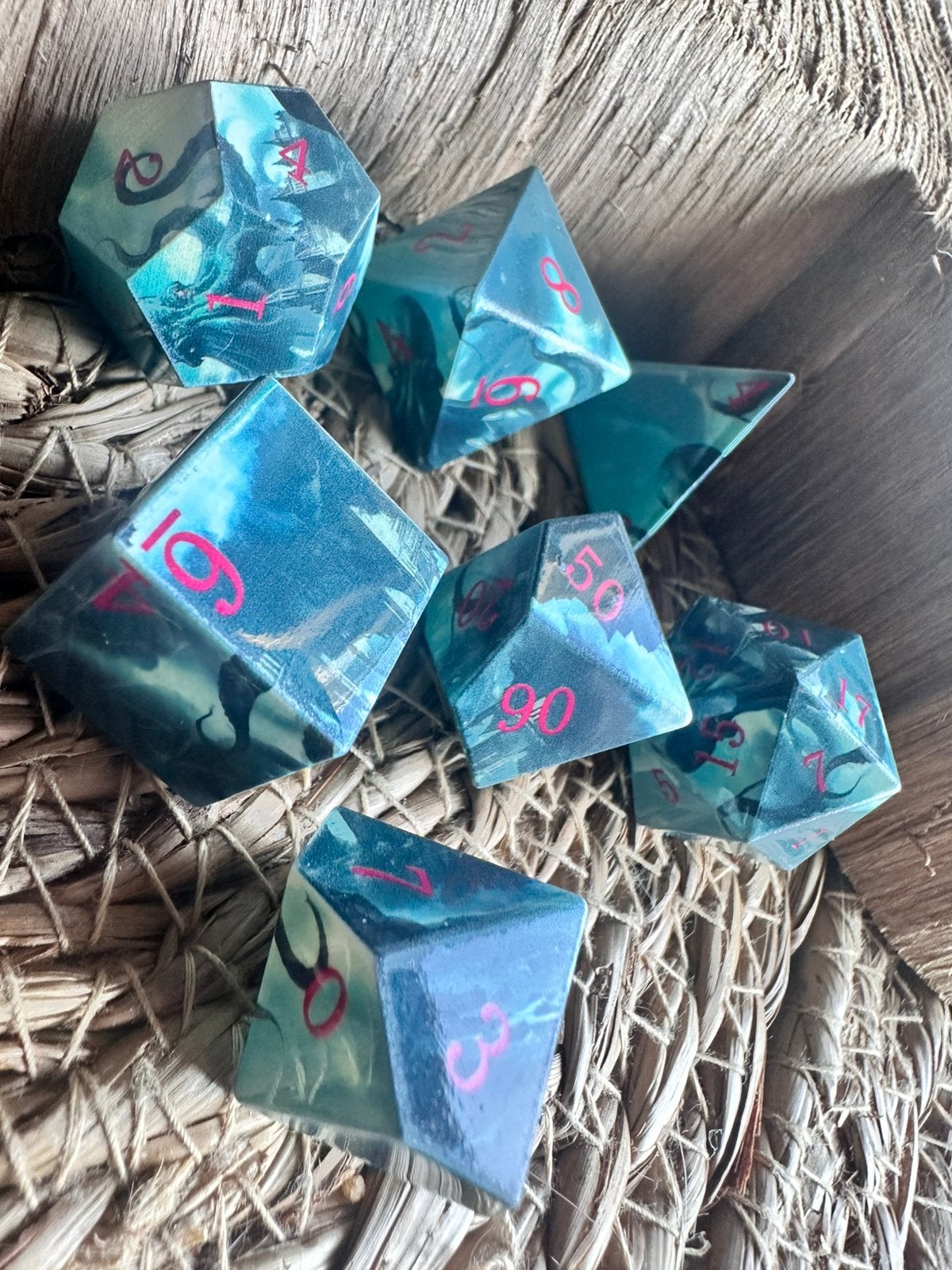 DND dice / Octopus / dobbelstenen / RPG / D&D / Nieuw, Ophalen of Verzenden, Nieuw