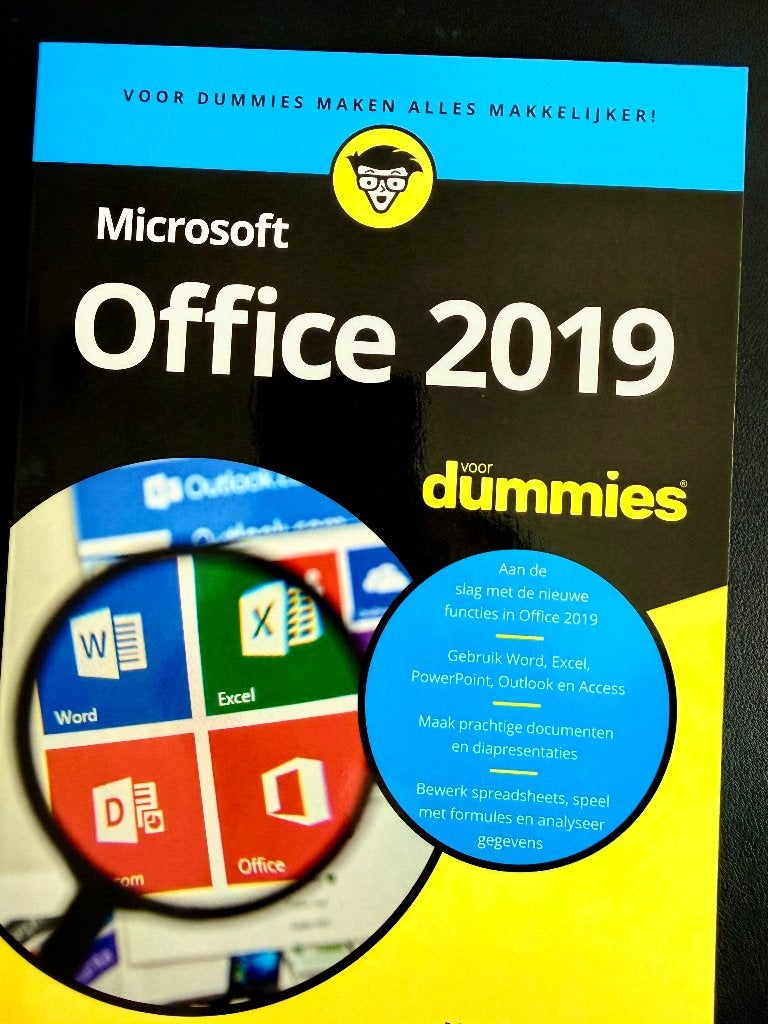 Boek Microsoft Office 2019 voor Dummies, Ophalen of Verzenden, Alpha, Nieuw, Diverse Auteurs