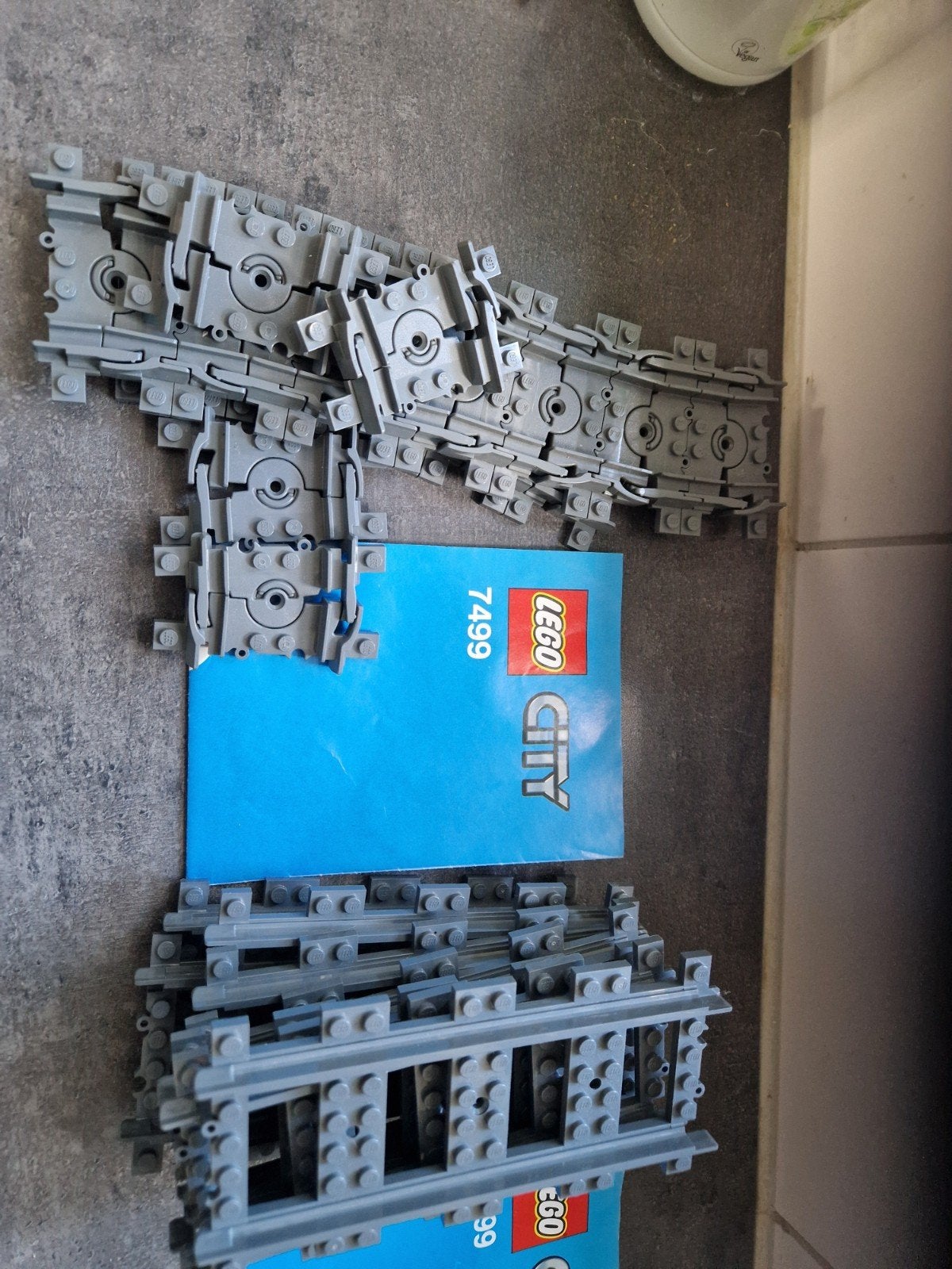 LEGO City Treinrails Set 7499 - Zonder Doos, Lego, Ophalen of Verzenden, Complete set, Inclusief instructies