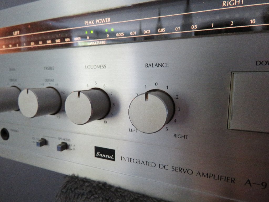 Vintage Sansui DC Servo Versterker A-9, Overige merken, Gebruikt, Ophalen of Verzenden, 60 tot 120 watt